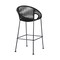 Armen Living Acapulco 26" Indoor Outdoor Steel Bar Stool with Black Rope LCACBABL26 - alternate 3